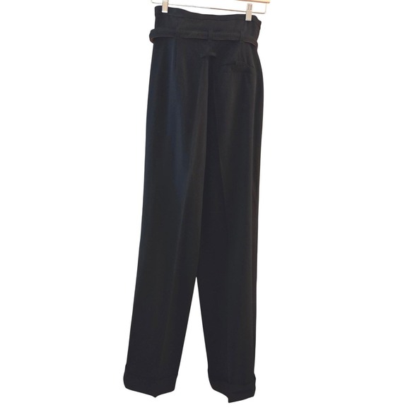 Authentic VTG 90s Jean Paul Gaultier Classique Wool Paper Bag Waist Trouser Sz 6 - Picture 4 of 17